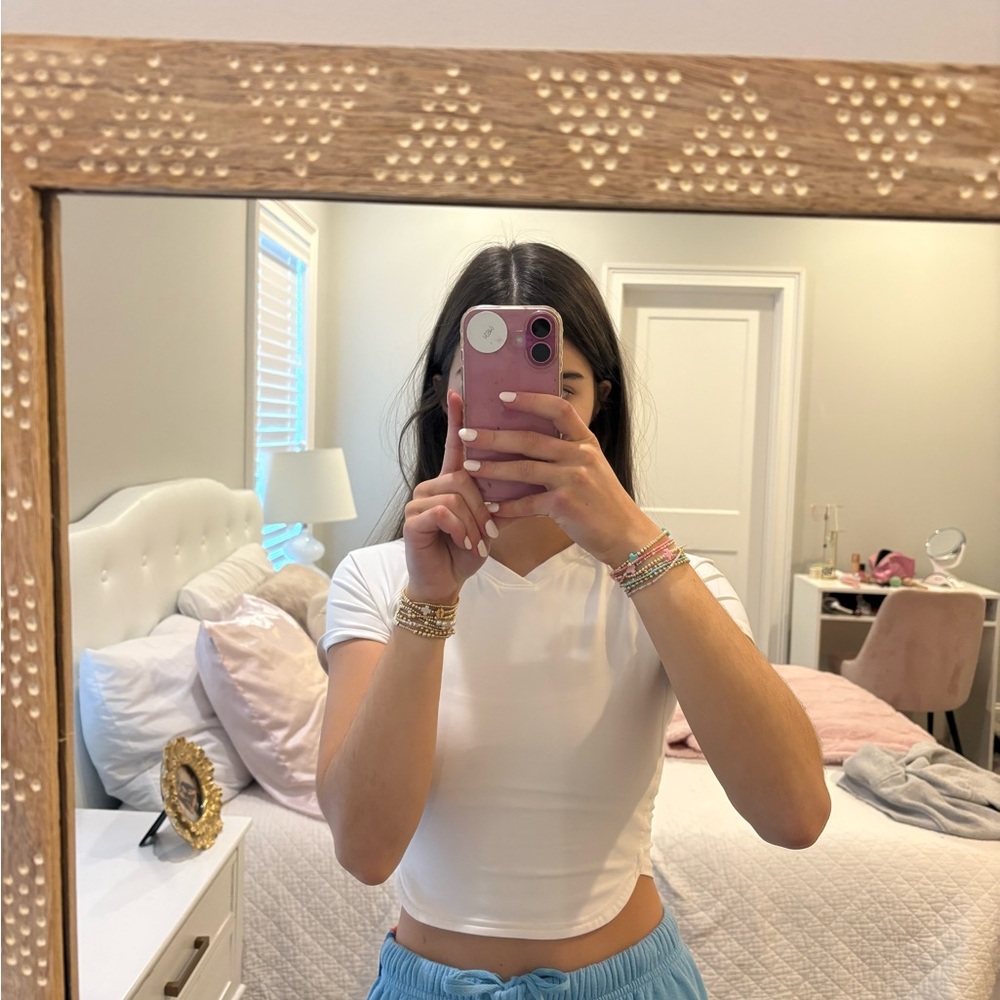 lululemon athletica White Crop Top